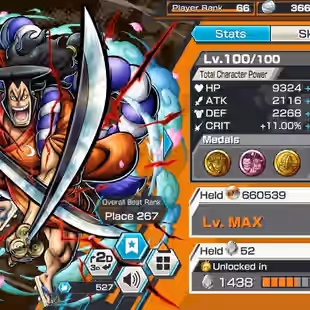 BR610-IOS-Android-Hyber 50-5 Ex(Gear 5 v2-Kizaru-Garp-Roger v2-Kaido-Akainu-Shank v4-Shank v3-Shank-Yamato)-Vip Medal - Image 23