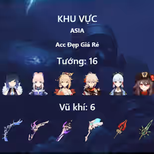 R308-ASIA-AR59-Arlecchino-Furina-Wanderer-Nahida-Yelan-Kokomi-Yoimiya-Kazuha-Ayaka-Hutao-Xiao-Qiqi-Keqing--Weapon: 6 - Image 3