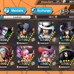BR597-IOS-Android-Hyber 55-8 Ex(Gear 5-Zoro-Lucci-Roger Skins-Yamato Ace-Akainu-Shank)-Vip Medal-Support 162-647 Frag - Image 50