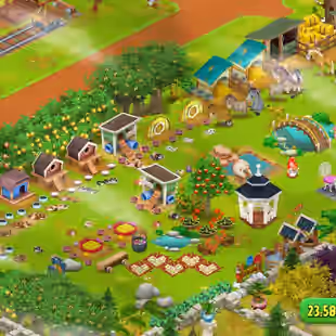 HAY DAY 123 LVL RARE FARM- TH 21 LVL-BEST DECORATIONS- BARN STORAGE 3400 SILO 3300-HAND MADE FARM  WITH ALL ITEMS-CHEAP - Image 7