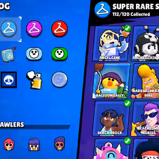 |BLUE / RED KING FRANK| MATCHERINO PIN| 2 PRESTIGE|METEORIC FAME| 92600 CUPS | 94 BRAWLERS |364 SKINS - Image 28