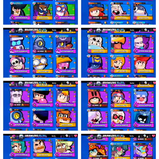 🔥[ 62X MAX BRAWLER - 39X HYPERCHARGED ] 🔥 TROPHY : 760000 || 91X BRAWLER UNLOCK || 268X SKIKS || MANY UNIQE AND RARE - Image 4