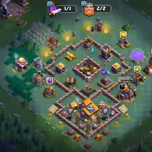 🔥[ TH-17 NEAR MAX - MAX HEROS - MAX WALLS ]🔥 FIREBALL [MAX] - SB [23] | MM-RS-EB [20] | NEAR MAX DEF - TROOPS || - Image 8