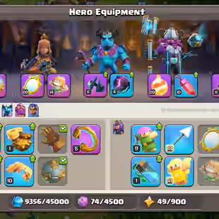 ❗[ PREMIUM TH-17 - ALL WALLS MAX ]❗6'000 GEMS || GG [20] - MM [20] - FB [20] - EB [20] - 10X EPIC || 1100 MEDALS - Image 5