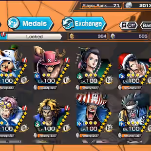 BR597-IOS-Android-Hyber 55-8 Ex(Gear 5-Zoro-Lucci-Roger Skins-Yamato Ace-Akainu-Shank)-Vip Medal-Support 162-647 Frag - Image 48