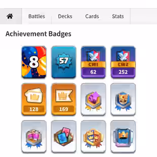 🔥KT15 XP57🔥 | 72 MAX 13 ELITE | 11 EVOLOTIONS | 128 EMOTES | 12150 TROPHY | 8 TOWER SKIN | 45 GEMS | INSTANT DELIVERY - Image 9