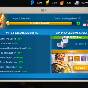 All Platform - 3 T5 - Max 8 Commanders - 30 Passports  - 350 gold head - 10k Gems  - 4 farm - 1 skin house - Image 2