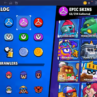 🌟 220 SKINS🌟74.950 TROPHY | 95 BRAWLERS | 22 HYPERCHARGED | 31 MAXED BRAWLERS | CHAINSAW BUSTER | LOADED RICO | CORSA - Image 52