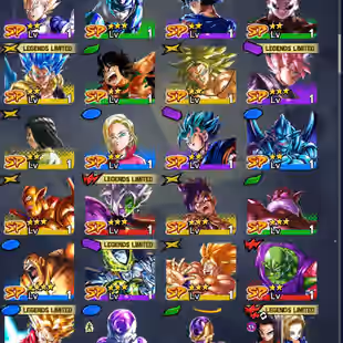D346-IOS+Android-5 UL(Vegito 10 Red Star+Cell+Majin Vegeta+Hit)+15 Legends+Good Equipment+Have Story+Team Android - Image 8