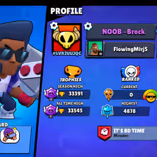 🔥[ 71X BRAWLERS - 10X MAX BRAWLERS ]🔥 TROPHY: 33000 || 58X CUTE AND RARE SKINS || FASTEST DELIVERY - Image 2