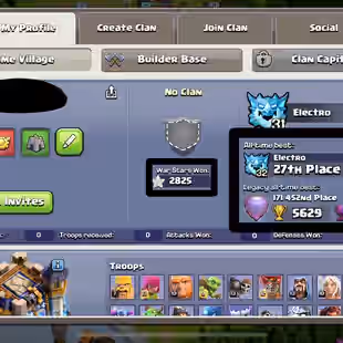 GUARDIAN MAX 🔥 3 HERO MAXED 💎 TOWNHALL 18 - 25 EQUIPMENTS MAX - 900 SPARKY STONE - 2825 WWS - 45 WALL MAX - 5K LEGEND - Image 6