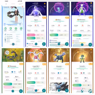 RARE SHADOW APEX LUGIA| SHINY MEW AND MEWTWO| SHINY RAYQUAZA| LUCKY SHINY LUGIA KYUREM AND LUCARIO - Image 1