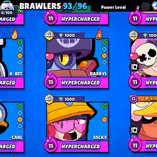 | 147 EPIC SKINS | MATCHERINO & 35 RANK PIN | SOLAR FAME 3| 87000 CUPS | 93 BRAWLERS | 372 SKINS | INSTANT DELIVERY - Image 5