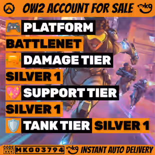 Over Watch 2 Triple Silver 1 BattleNet (Linkable to Steam PlayStation Xbox) Automatic delivery... ! MKG03794 - Image 1