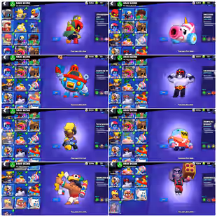 🔥VANARA FRFRAN🔥JOCK STU | 80K TROPHY | 12K BLING | 90 BRAWLER | 77 MAXED | 31 HYPERCHARG | 224 SKIN | INSTANT DELIVERY - Image 13