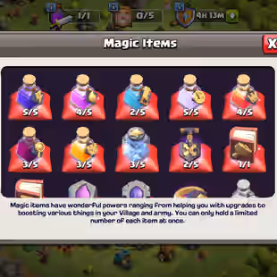 TH11 FULL MAX || ALL HEROES MAX || STOCKED MAGIC ITEMS || CWL 250 ||  OP EQUIPMENTS || INSTANT DELIVERY - Image 3
