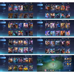 MOONTON | LV 122 | DM 56 | ✨LEGEND GUSION✨ - KOF AURORA - SANRIO FLORYN - LUCKYBOX FRANCO | HERO 122 | SKIN 224 | BP 27K - Image 5