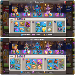 🔥TH-16 HIGH HEROS - 8 EPIC EQUIPMENTS 🔥 STRONG DEFENSE | RENAME 500 | INSTANT DELIVERY - Image 6