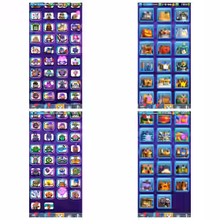 Peru Local | Lvl-62 | 119-Card Max | 35-Elite | 26-Evo | [194-Emote] | 90000 Trophy | 35-Tower Skin | Name Chang Free - Image 3