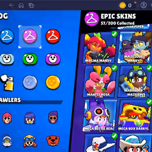 🌟11.11 PIN🌟FREE CHANGE NAME | 217 SKINS | 73.000 TROPHY | 91 BRAWLERS | 16 MAX | 13 HYPERCHARGED - Image 41