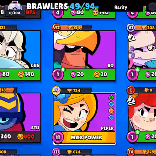 🔥[ 49X BRAWLERS - 17000 TROPHY ]🔥 RAREST ONE || 40X CUTE SKINS || LOWEST PRICE || FAST DELIVERY - Image 6
