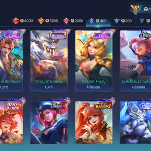 M361|LVL200|132HEROES|668SKIN|MEGACOLLECTORII|3LEGEND|6KOF|3PRIME|2COLLECTOR|ALDOUSM1|14LUCKYBOX|MYTHICS40 - Image 11
