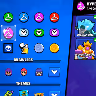 🔥RARE STAR SHELY SKINS BRAWLER ACCOUNT🔥46 HYPER CHARGE 51 MAX-49.9K GOLD-44K TROOHY-HYPER CHARHE SKINS 4- 2018 ACCOUNT - Image 20