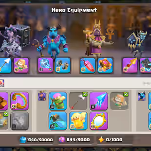 Th18 Almost Max | [6-Hero Maxed] | [Blacksmith [14-Epic Almost Max] | Wall Max Full |  Defence Max | XP-241 | NC-Yes | B - Image 4