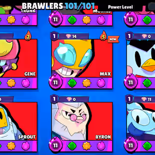 METEOR 3 | 98K TROPHY- 450X SKINS | OLD PIPER SKINS | 101/101 BRAWLER | 98X MAX | 88X HYPER | 3v3 WINS | 847-PINS | - Image 9