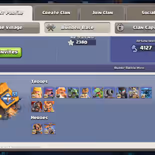 TH 18 ALMOST MAX-XP 240-HERO 91-105-80-55-EPIC RS[MAX] SB 26 FB 26 GG 20 EB 23-NC YES-2017 TO 25 XMAS TRE-DEFENS HIGH - Image 9