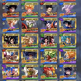 D984-VIP ACCOUNT-10 ULTRA+86 Legends Limited+Vip Zenkai+Vip Equipment+Many Good Team+Stacked LF+Strong Account - Image 4