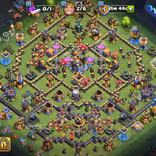 RR💥TH 18 HIGH DEFENCE💥15 EPIC EQUIPMENT 8 EPIC FULL MAX | 3X HERO MAX 88-105-75-80-50 | 125 WALLS MAXED | LONGSHOT MAX - Image 1