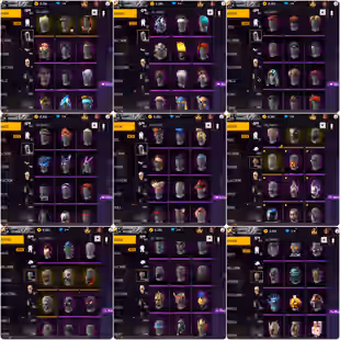  Rare Free Fire Account 🔥 Techno Emote 🔥 Bomb Emote  | OG Skins & Items - Image 4