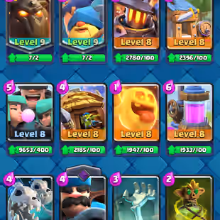 ❗[ 50X CARD MAX ]❗ 3X CARD LEVEL: 16 || 12X CARDS LEVEL: 15 || 35X CARDS LEVEL: 35 || LEVEL 62 || TROPHY: 12000 - Image 11