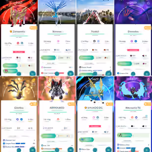 290x SHINY COSTUME 🔥1479 SHINY💎 CP 5600 ZACIAN [] ARMOURED MEWTWO [] LOS ANGELES BG [] ASH HAT PIKA [] 678 LEGENDARY - Image 8