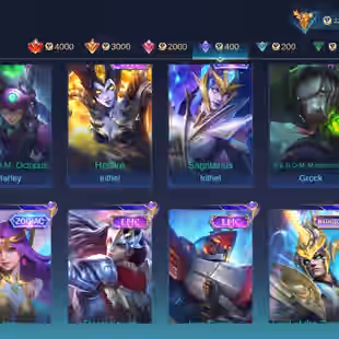 M361|LVL200|132HEROES|668SKIN|MEGACOLLECTORII|3LEGEND|6KOF|3PRIME|2COLLECTOR|ALDOUSM1|14LUCKYBOX|MYTHICS40 - Image 14