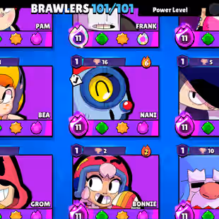 OFFER | 67 TOTAL PRESTIGE | 91K TROPHY-350X SKINS | 101/101 BRAWLER | 85X MAX | 66X HYPER | 16.5K 3v3 WINS | GOOD ONE - Image 6