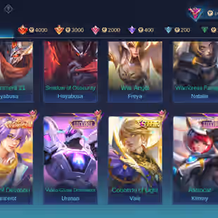 EXALTED 1 ACCOUNT || 1 LEGEND || 13 GRAND || 10 EXQUISITE || SKINS 404 || HIGHEST RANK IMMORTAL 119 - Image 5