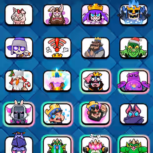 🌲[ 94X CARDS MAX ]🌲EVOLVED: 25 CARDS || LVL-16 CARDS: 5 || ELITE : 10 || 137X EMOTES || LVL: 65 || TROOPHY: 10000 - Image 6