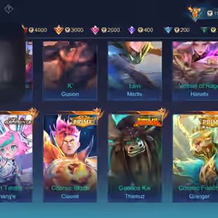 🔥ANIME ACCOUNT WITH SASUKE LOADING EFFECT 🔥|| LEGEND-2 || GRAND - 22 || SKIN -367 || MEGA -5 || ALL HEROS UNLOCK ||  - Image 4