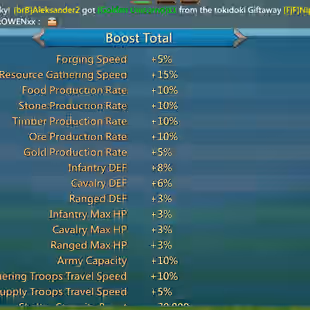  T5 - 817M Mights - Kingdom 404 - 3 Castle Skins | Vip 13 | ATK 248+ | 14M Troop | 97K Gem | 381M Research | l - Image 3