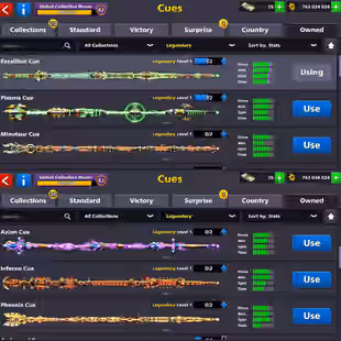 Level 62 - Coin 763M - Cash 76 - Rank Veteran - Trophy 2221 - Legendary Cubes 6 - Lucky Shot 3x - Code1150 - Image 5