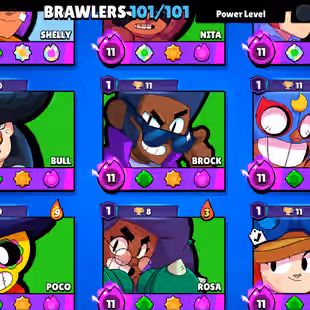OFFER | 67 TOTAL PRESTIGE | 91K TROPHY-350X SKINS | 101/101 BRAWLER | 85X MAX | 66X HYPER | 16.5K 3v3 WINS | GOOD ONE - Image 4