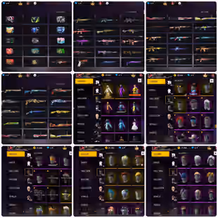 BANDIT || ONE PUNCH MAN || OG 7 YEARS ACCOUNT || HIGH VALUE RARE SKINS - Image 4