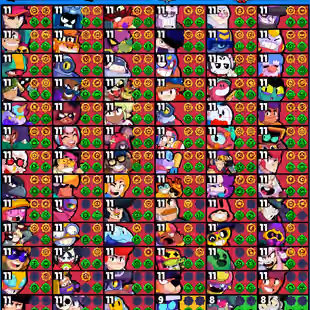 Billing 58K [] Brawler 101/101 [] Trophy 73K [Max Brawler 75] Hyper 65 [Availabele Make 75 Hyper instant] Skins 350 BEST - Image 2