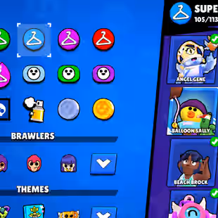 OFFER | 67 TOTAL PRESTIGE | 91K TROPHY-350X SKINS | 101/101 BRAWLER | 85X MAX | 66X HYPER | 16.5K 3v3 WINS | GOOD ONE - Image 15