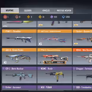 CODM BEST DEAL-8X MYTHICAL WEAPONS 31X LEGENDARY-ALL DEMANDED GUNS-LUCAS ELECTRON AVAILABLE-1547 CAMO-FULL ACCESS - Image 7