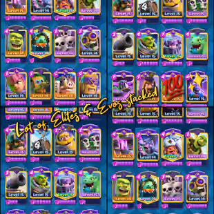 🦄✨[ 10YEAR OLD ESPORTS] ARENA28 KT16 FULL MAX RAREST GHOST GEM - WIZ 6 7- 13K GEM LEVEL 16 CARDS 65 ELITE SHARK TANK CR - Image 8
