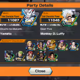 Rank 78 - Total Power 48K - 295 Chars - 13 EX - 6 EX Max - 26 Hyper Boost -  5340 Win - Great Medal  - Image 2