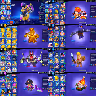 91k TROPHIES🌟 HEROINE BIBI🌟 88 MAX POWER BRAWLER | 101 BRAWLER UNLOCK | 77 HYPERCHARGE | 373 SKIN | 600 GEMS | INSTANT - Image 6